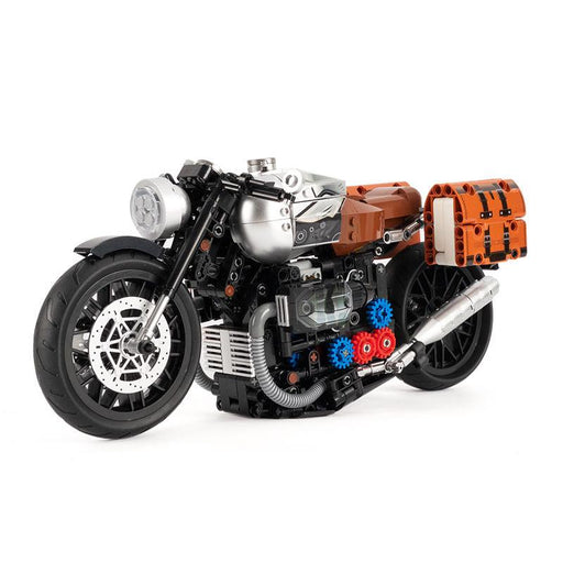 BMW Latte Retro Motorcycle Model Building Block (925 stukken) - upgraderc