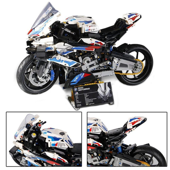 BMW M 1000RR Motorbike Model (1920 stukken) Bouwset upgraderc