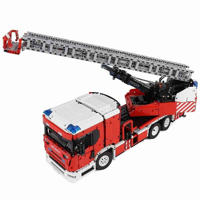 Brand reddingsvrachtwagen met afstandsbediening (4886 stukken) Bouwset upgraderc 