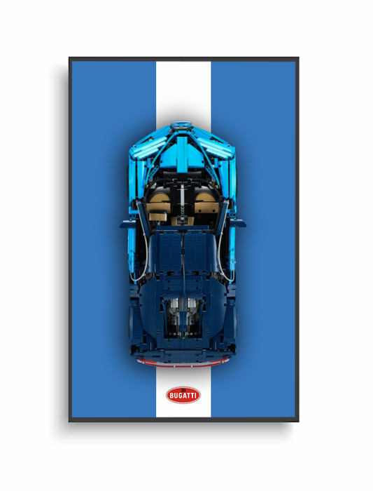 Display Wall-Mount for Bugatti Chiron 42083