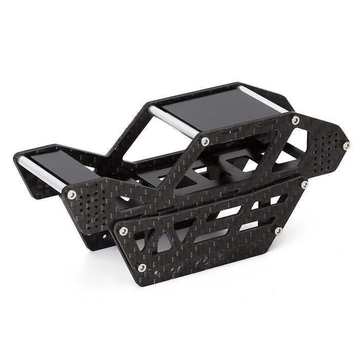 Buggy Roll Cage Chassis Kit for Axial SCX24 1/24 (Aluminium+Koolstofvezel) Onderdeel Injora 