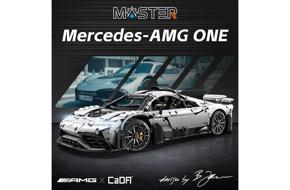 CaDA C61503W Mercedes-AMG ONE 1/8 Model Building Blocks (3295 Stukken)