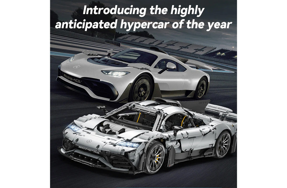 CaDA C61503W Mercedes-AMG ONE 1/8 Model Building Blocks (3295 Stukken)