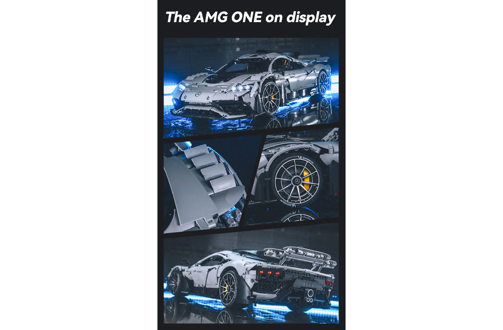 CaDA C61503W Mercedes-AMG ONE 1/8 Model Building Blocks (3295 Stukken)