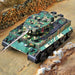 Camouflage Tiger Tank 3D Model Puzzle (Metaal) - upgraderc
