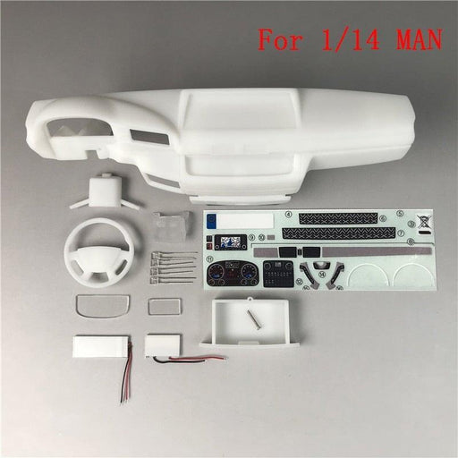 Center Console Cab for Tamiya Truck 1/14 (Plastic) Body RCATM left 