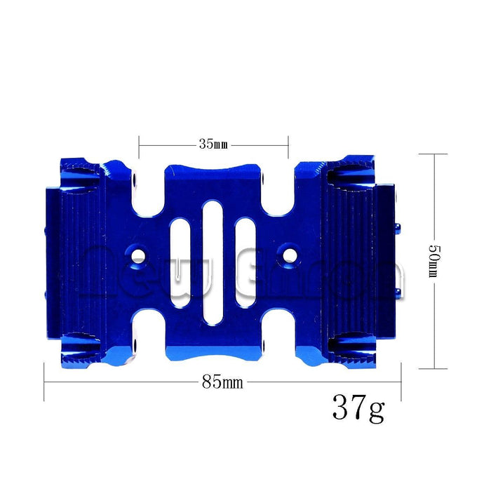 Center Transmission Skid Plate for Axial SCX10 III Wrangler 1/10 (Aluminium) AXI231010 - upgraderc