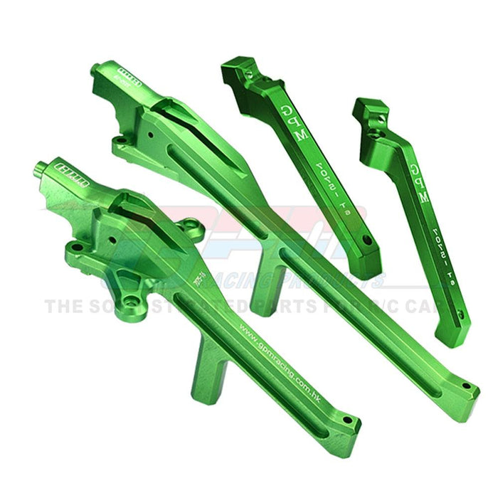 Chassis Brace + Shock Tower Support Set for Traxxas Sledge 1/8 (Aluminium) 9520+ 9521 - upgraderc