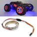 Chassis Led Lights for 1/10 Auto, Vliegtuig Onderdeel Yeahrun Blue 