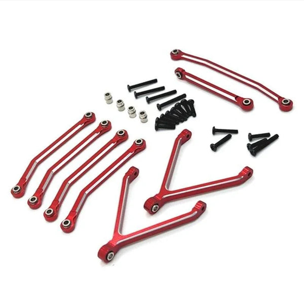 Chassis Links Rods & Steering Rods Set for FMS FCX24 1/24 (Metaal ...