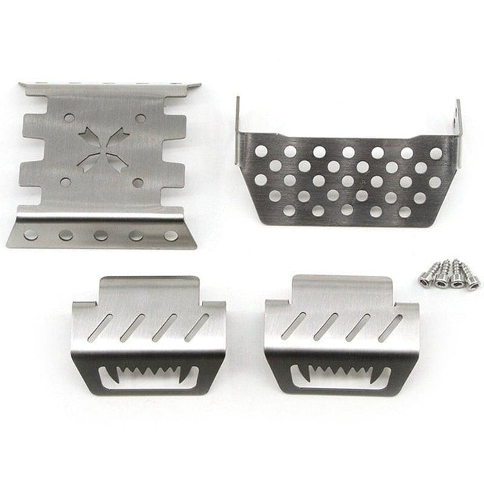 Chassis Protector Plate Set for YiKong 1/8, 1/10 (Metaal) Onderdeel upgraderc 