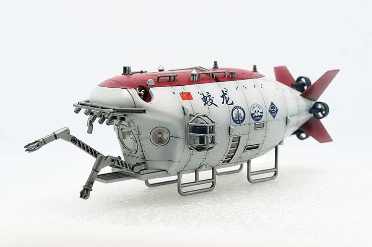 China Jiaolong Manned Submersible 1/72 Model (Plastic) Bouwset TRUMPETER 