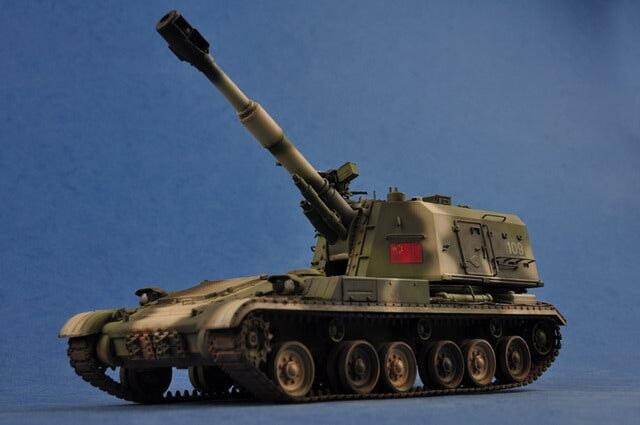 China PLZ-83A SPH Tank 1/35 Model (Plastic) Bouwset TRUMPETER 