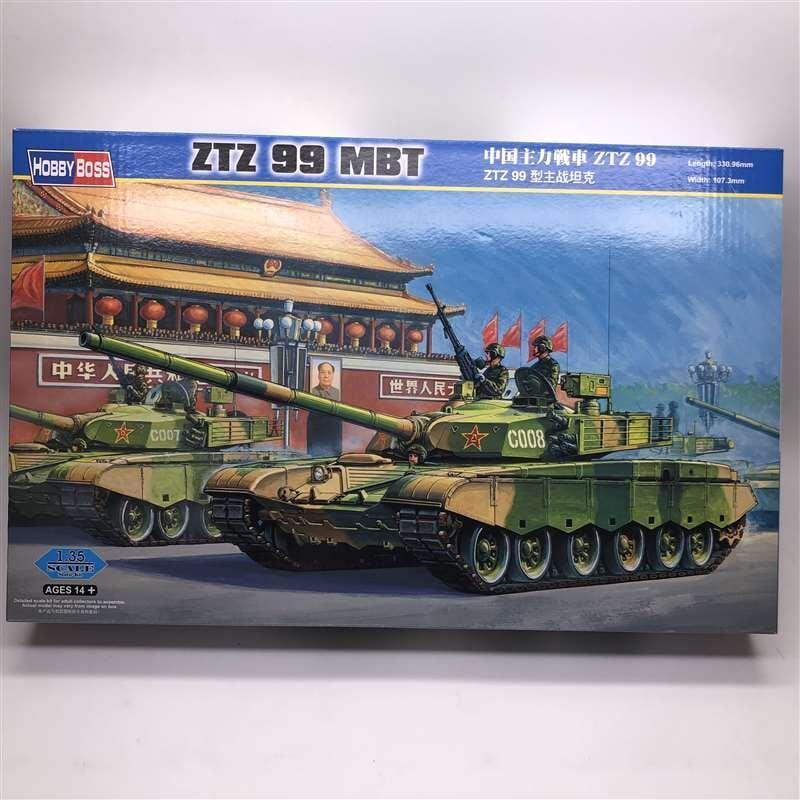 China ZTZ 99 MBT 1/35 Model (Plastic) Bouwset HobbyBoss 