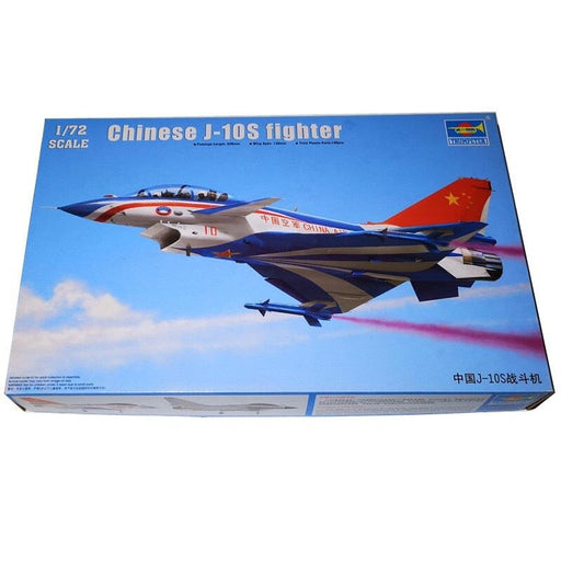 Chinese J-10S 1/72 Military Fighter Model (Plastic) Bouwset TRUMPETER 