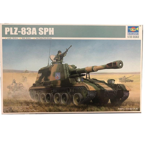 Chinese PLZ-83A SPH 1/35 Model (Plastic) Bouwset TRUMPETER 