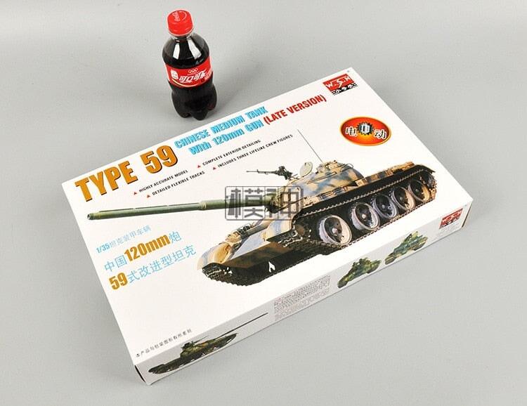 Chinese Type 59 Tank 1/35 Model (Plastic) Bouwset WSN 