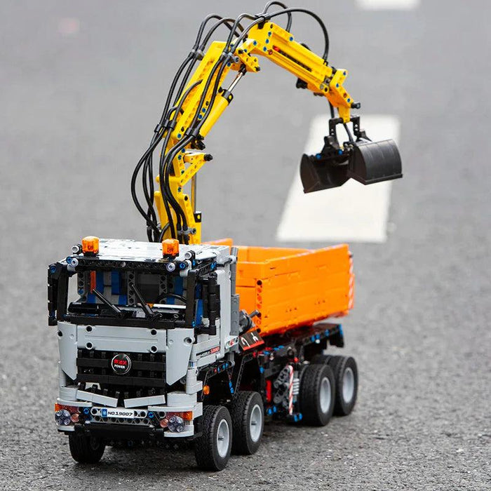 Clamshell-graafmachine Truck met afstandsbediening (2819 stukken) Bouwset upgraderc 