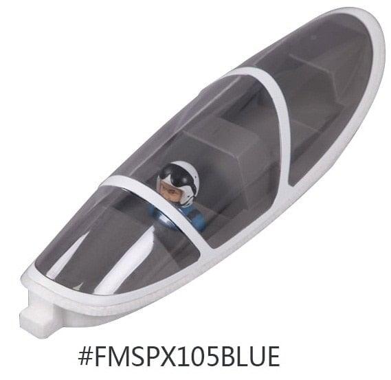 Cockpit for FMS Avanti 70mm FMSPX105/ FMSEA105 (Schuim) Onderdeel FMS Blue 