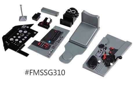 Cockpit Parts for FMS1700mm P51D (Plastic) Onderdeel FMS 