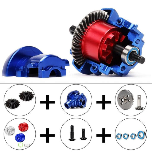 Complete Differential Assembly Set for Traxxas Summit 1/10 (Aluminium) 5680 Onderdeel New Enron 