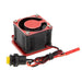 Cooling Fan Motor Heat Sink for Traxxas Sledge 1/8 (Metal) Koeling upgraderc Red 