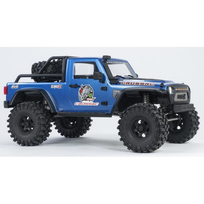 Cross RC EMO X Rhino 1/8 775 Crawler brossé PNP (Bleu)