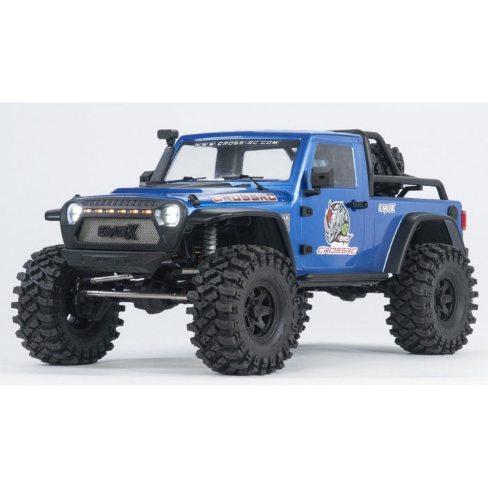 Cross RC EMO X Rhino 1/8 775 Crawler brossé PNP (Bleu)