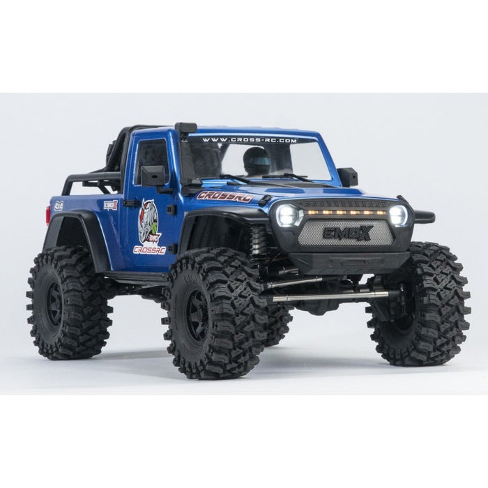 Cross RC EMO X Rhino 1/8 775 Crawler brossé PNP (Bleu)