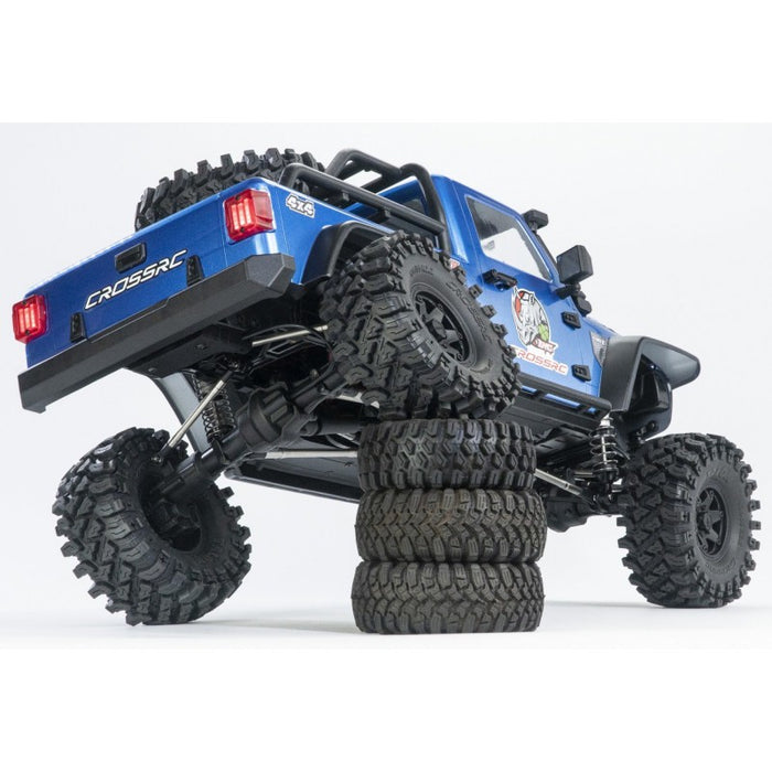 Cross RC EMO X Rhino 1/8 775 Crawler brossé PNP (Bleu)