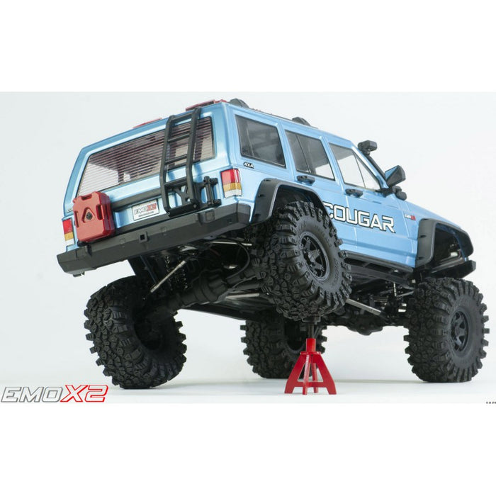 Cross RC EMO X2 Cougar 1/8 Crawler Brushless PNP (Bleu clair)