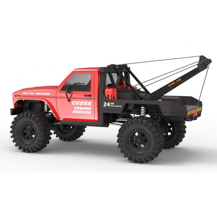 Cross RC EMO X3 4WD 1/8 Brushless Crawler PNP (Red)