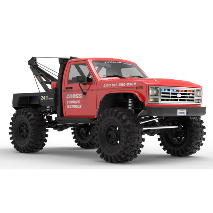 Cross RC EMO X3 4WD 1/8 Brushless Crawler PNP (Red)