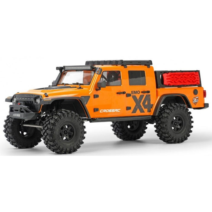 Cross RC EMO X4 1/8 775 Camion Crawler Brossé PNP (Orange)
