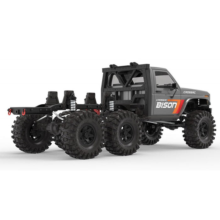 Cross RC EMO XL Bison 6x6 1/8 775 Brushed Truck Crawler PNP (Grey)