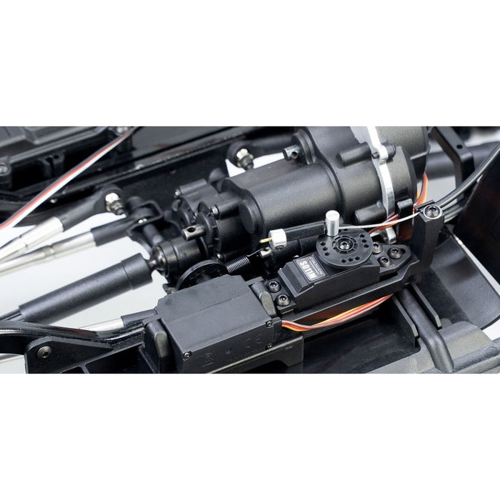 Cross RC EMO XL Bison 6x6 1/8 775 Camion Crawler Brossé PNP (Rouge)