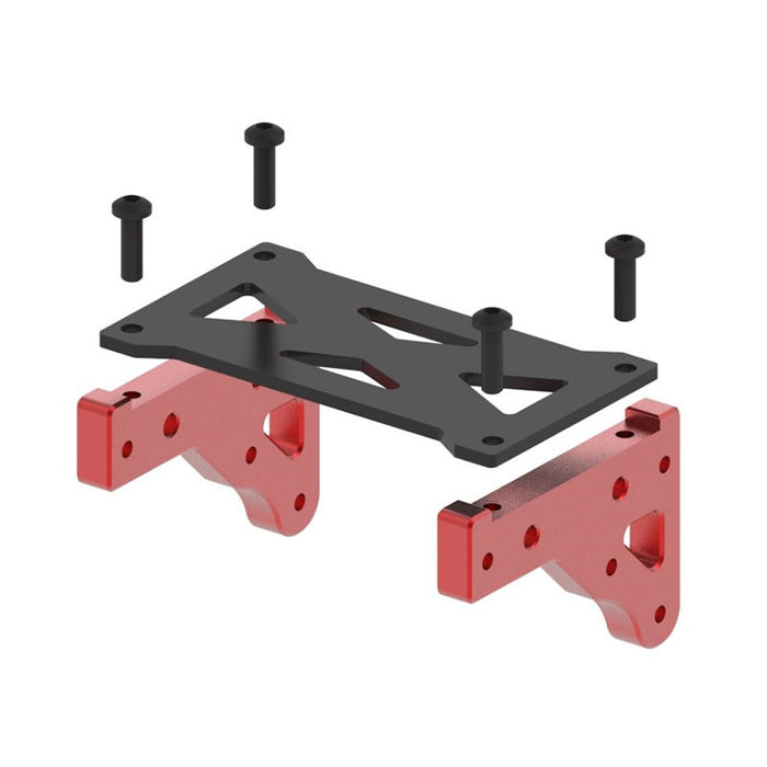 Cross RC EMO XL Bison 6x6 1/8 775 Camion Crawler Brossé PNP (Rouge)