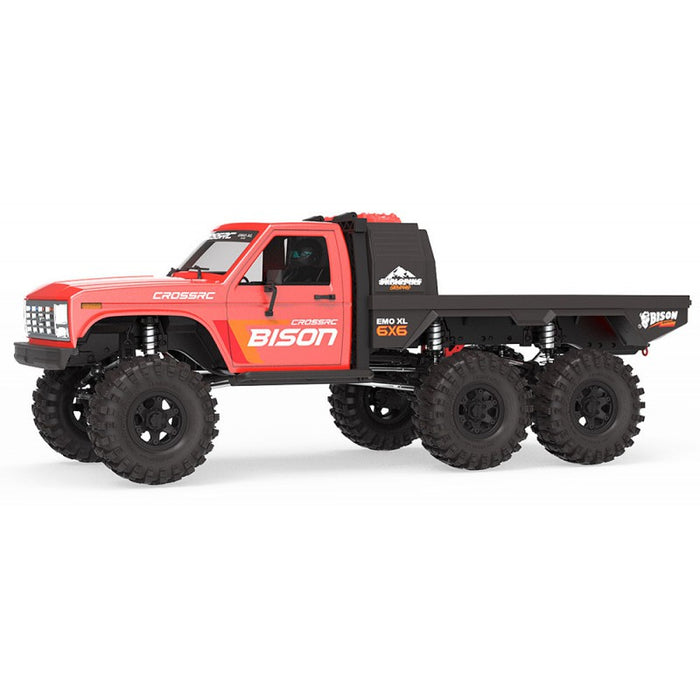 Cross RC EMO XL Bison 6x6 1/8 Truck Crawler Kit (Red)