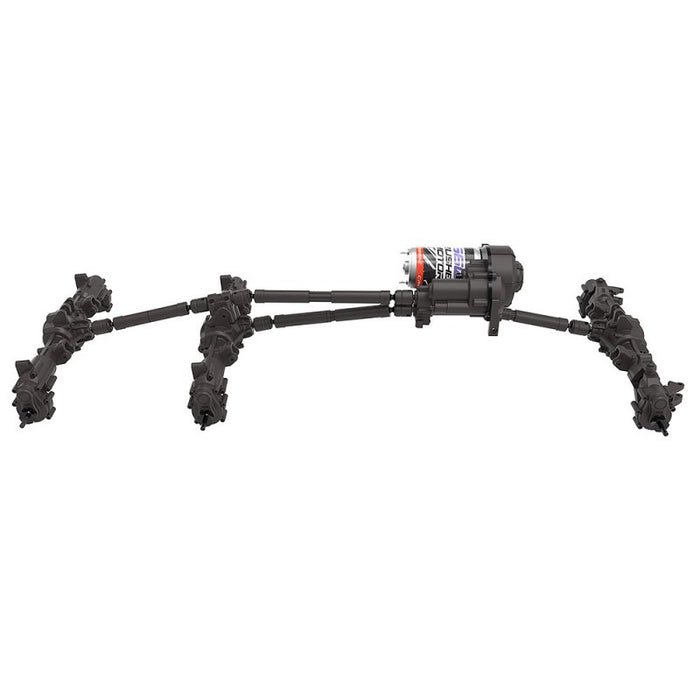 Cross RC EMO XL Bison 6x6 1/8 775 Camion Crawler Brossé PNP (Rouge)