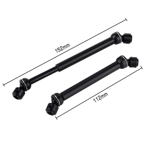 CVD Drive Shaft 88-113mm/112-152mm for Axial SCX10 II 1/10 (Staal) Onderdeel Injora 2PCS 112-152mm 