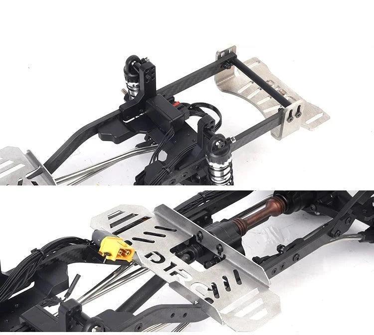 D1RC DS313 V1 / V2 Metaal Chasis Land Rover Crawler 1/10 - upgraderc