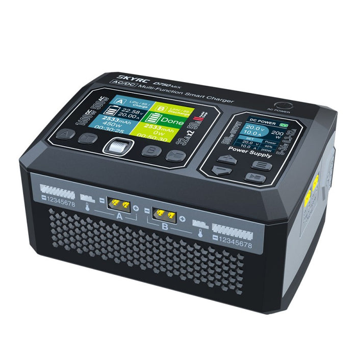 SkyRC D750 MIX Charger (AC max 500W - DC max 1600W total)