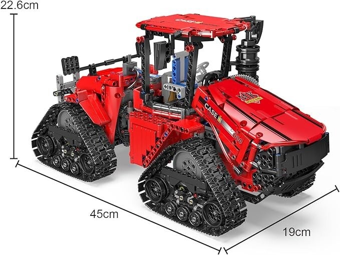 Mould King 18020 Blocs de construction de tracteur pneumatique (1698 pièces)