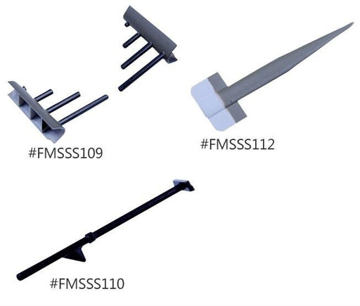 Decorative Parts for FMS 980mm P47 (Plastic) Onderdeel FMS 1 set of 3 above 