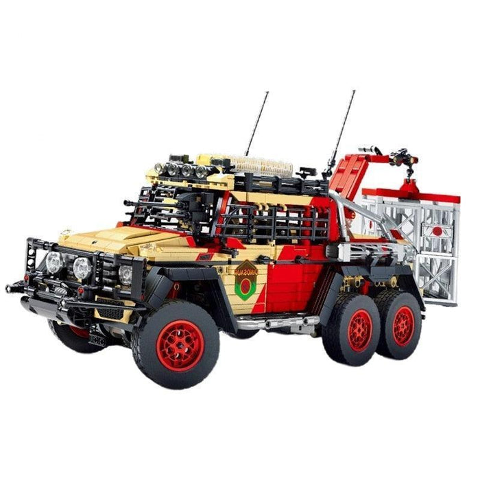 Dinosaur Hunter Truck Building Blocks (2453 stukken) - upgraderc