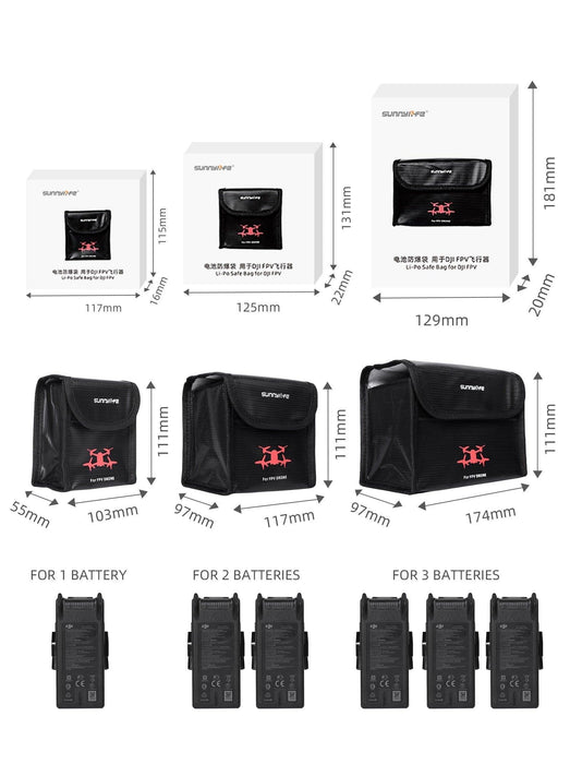 DJI Avata Drone Battery Storage Bag - upgraderc