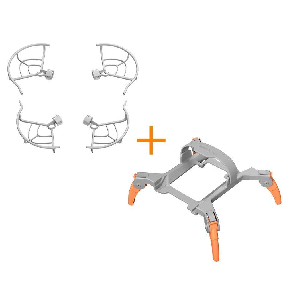 DJI Mini 3 Pro Integrated Propeller Guard + Landing Gear (Plastic) upgraderc