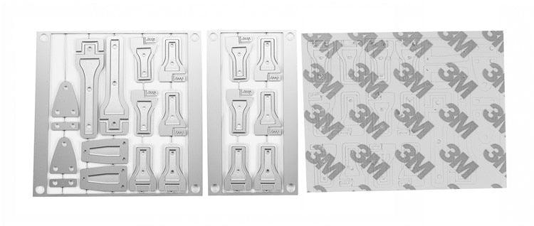 Door Hinges Set for Axial SCX10 III Wrangler 1/10 (Metaal) - upgraderc