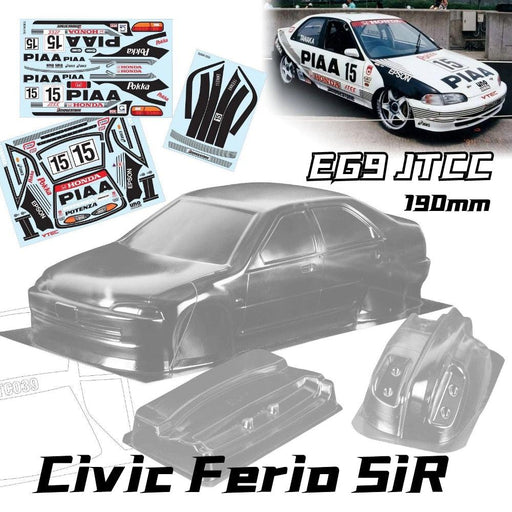EG9 JTCC Civic Ferio SiR Body Shell (258mm) Body Professional RC 