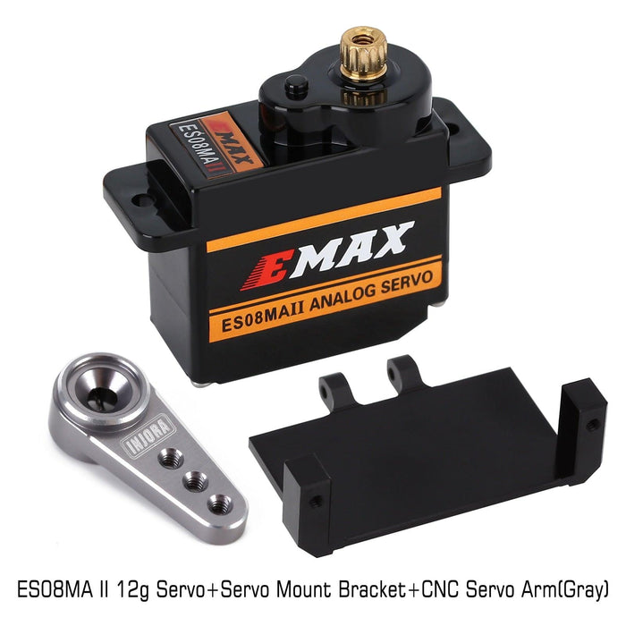 EMax ES08MA II 15T Mini Analog Servo Servo EMax Servo Mount Arm Set 3 
